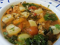 Bouillabaisse mit Kartoffeln