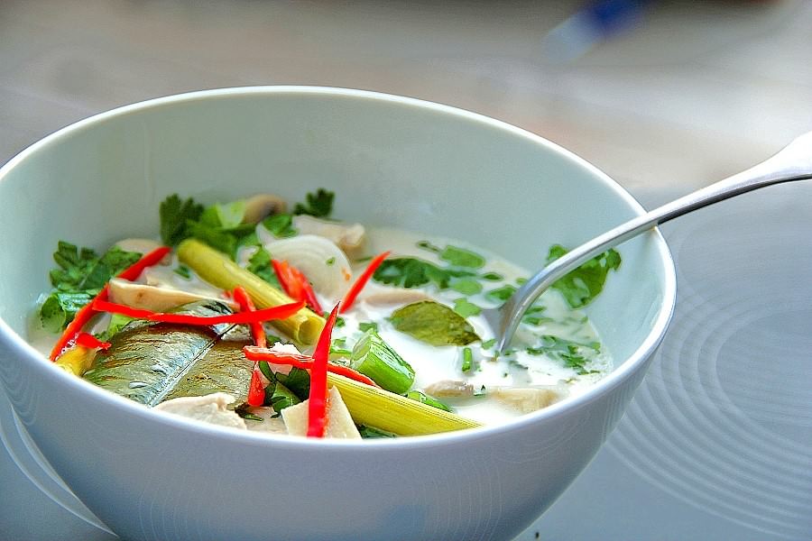 Fischsuppe mit Kokosmilch